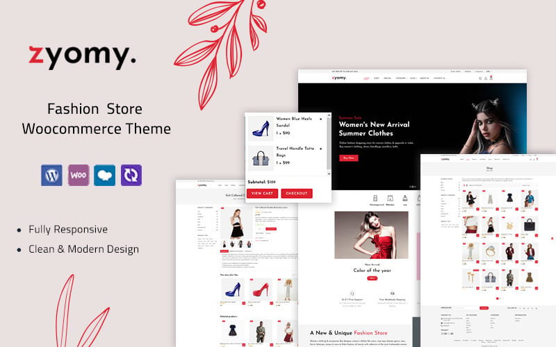 Zyomy - Moda Mağazası WooCommerce Teması