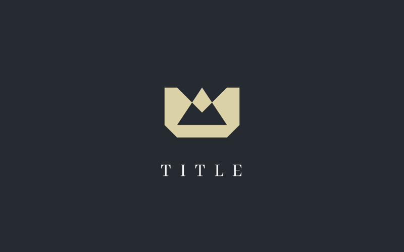 Luxury Elite King Royal Crown Logo