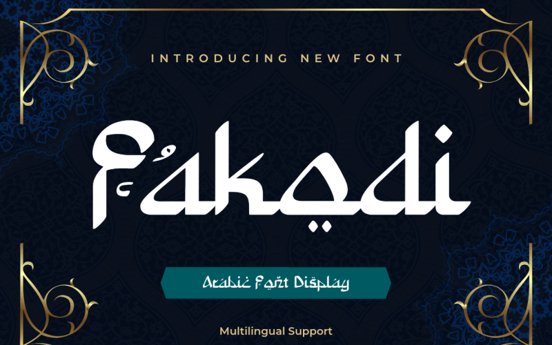 Introducing the Fakodi Arabic style font