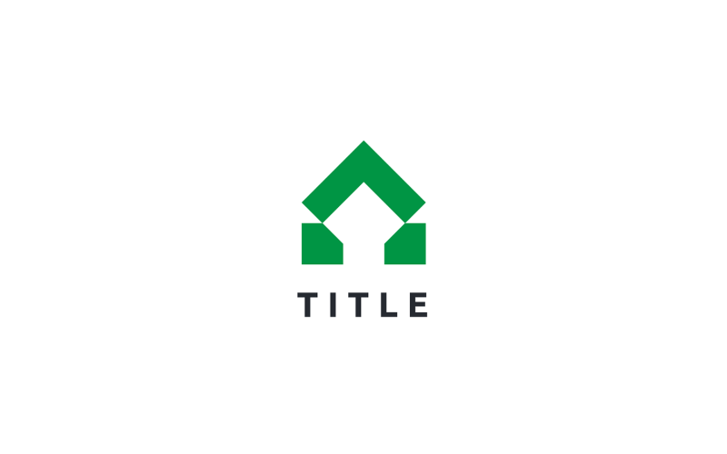 Minimal Lite Produttività Astratta Logo Verde