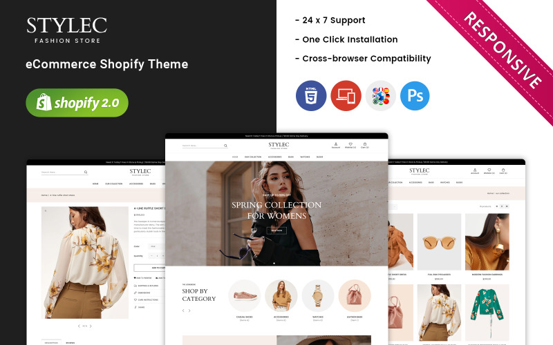 Stylec — motyw Shopify reagujący na modę