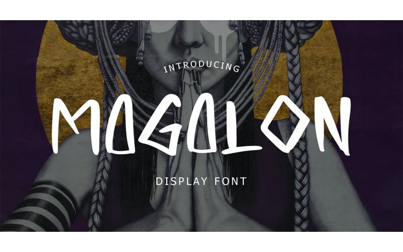 Magalon Unique Display Font - Magalon Unique Display Font