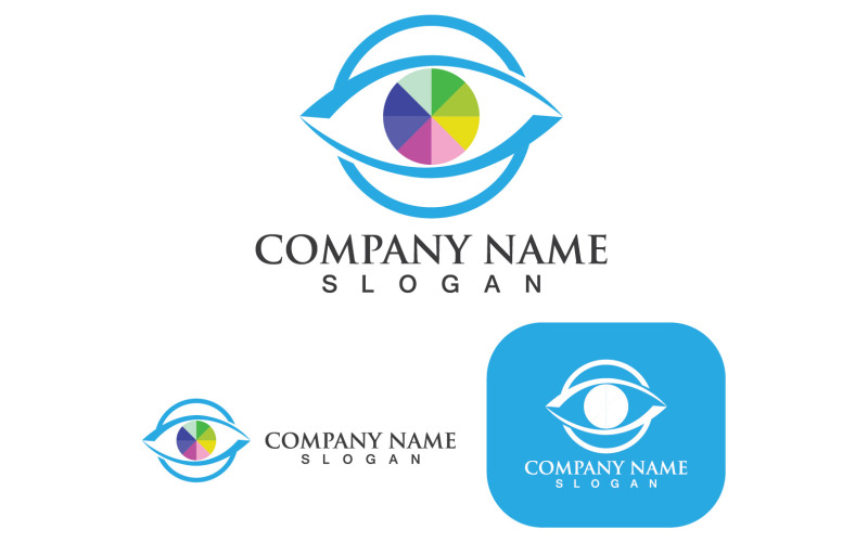 Oogzorg Vector Logo Ontwerp V13