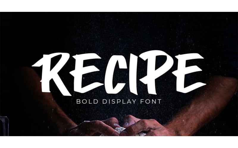 Recipe Bold Display Font - Recipe Bold Display Font