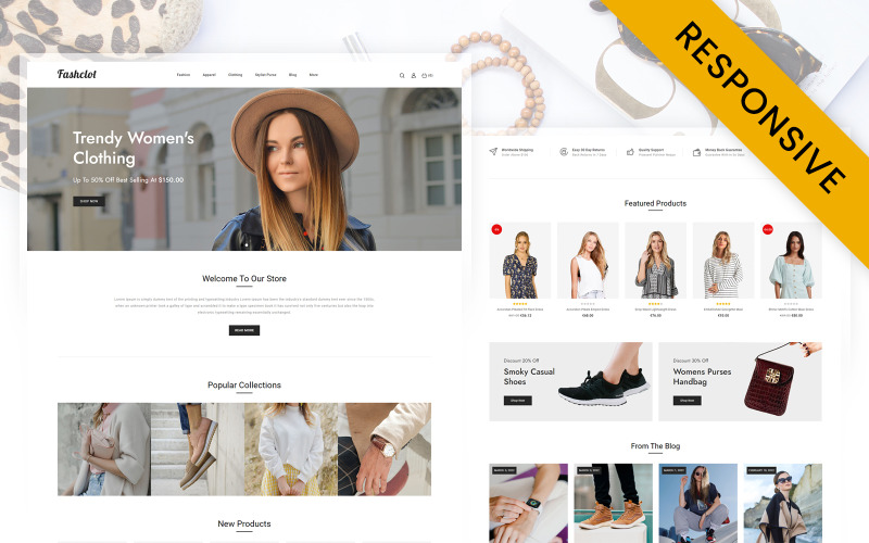 FashClot — модная адаптивная тема Prestashop для магазина модной одежды