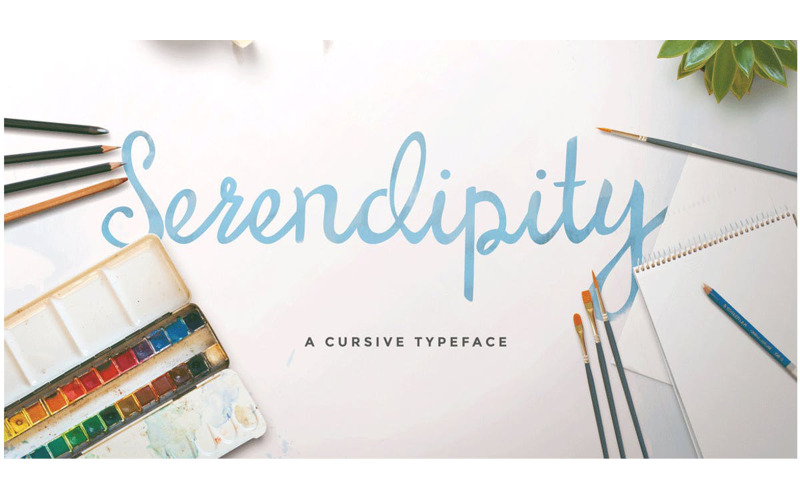 Serendipity Script Font - Serendipity Script Font