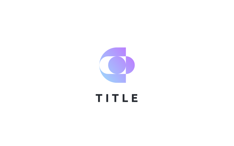 Сучасний візуальний абстрактний логотип завдання