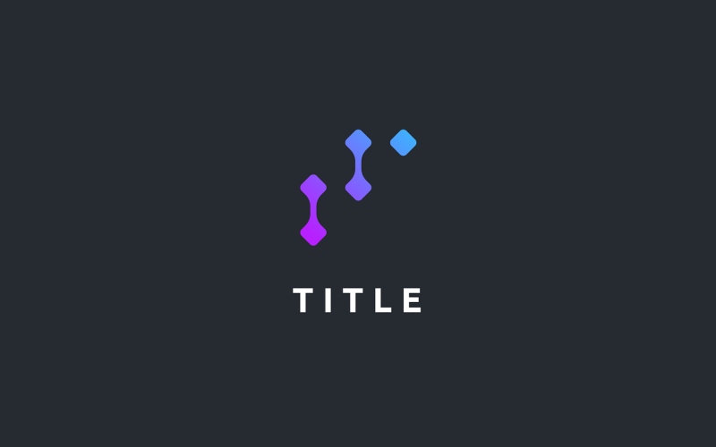 Сучасний Lite F Data Tech Монограма логотип