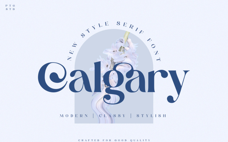 Calgary | Nova fonte elegante com serifa