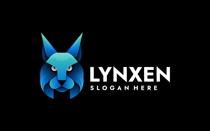 Geometric Lynx Logo Template #299990 - TemplateMonster