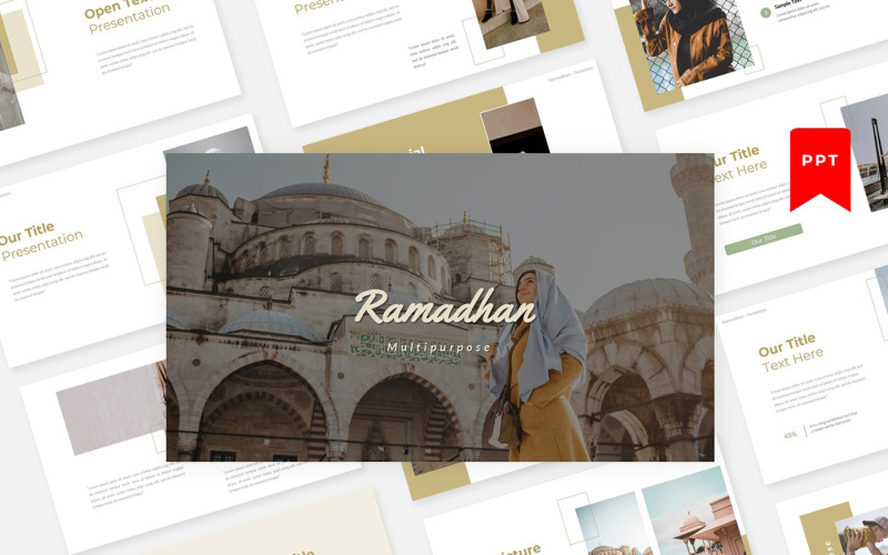 Modèle PowerPoint polyvalent de Ramadhan
