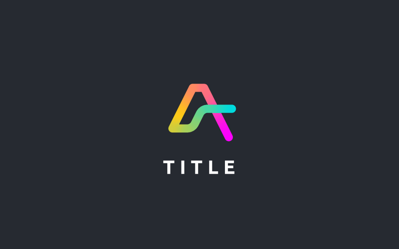 Logo monogramme moderne frais AS Tech Shade