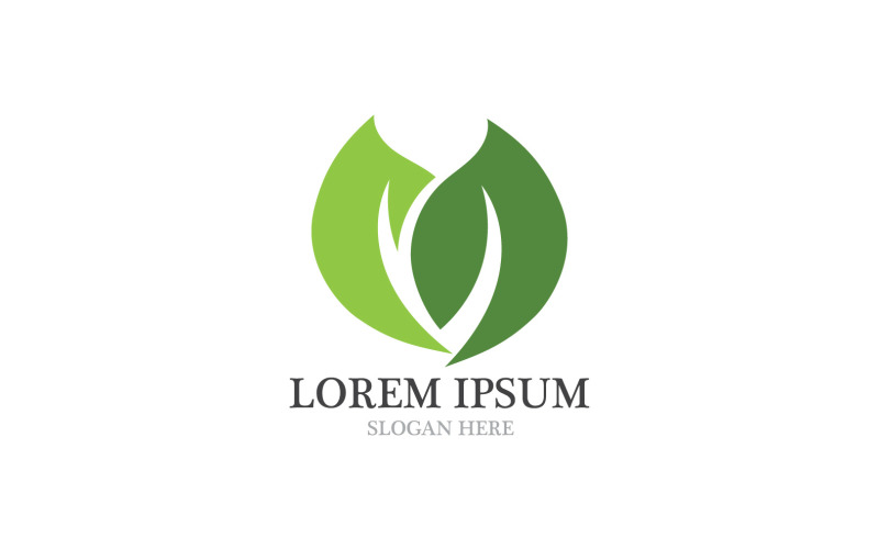 Ekologie Leaf Green Logo Symbol Ver.4