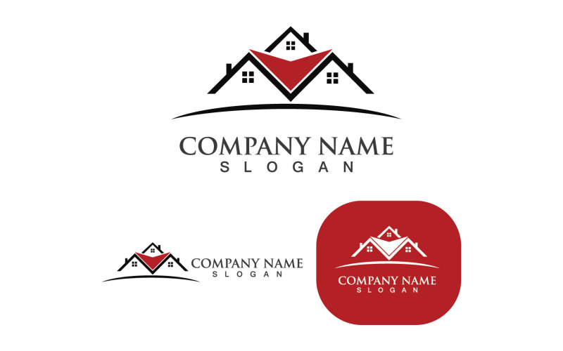 House Home Logo Building Vector V53