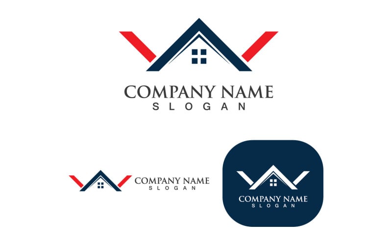 House Home Logo Building Vector V9