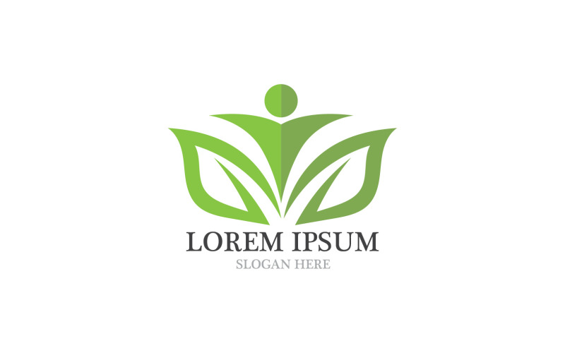 Ecologie Bladgroen Logo Symbool Ver.11