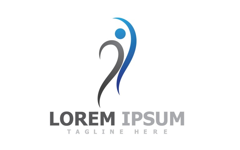 İnsan Karakteri Sağlık Logosu V8