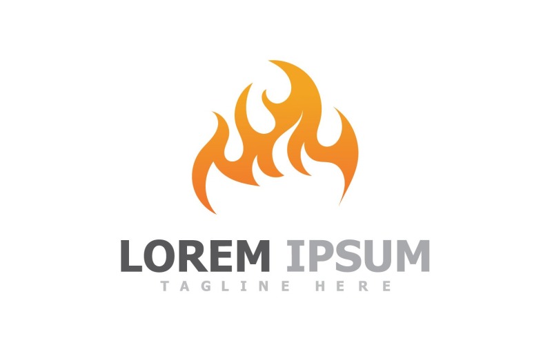 Логотип Fire Flame Campfire V22