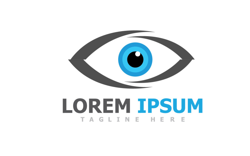 Vector de logotipo para el cuidado de los ojos Ver.1