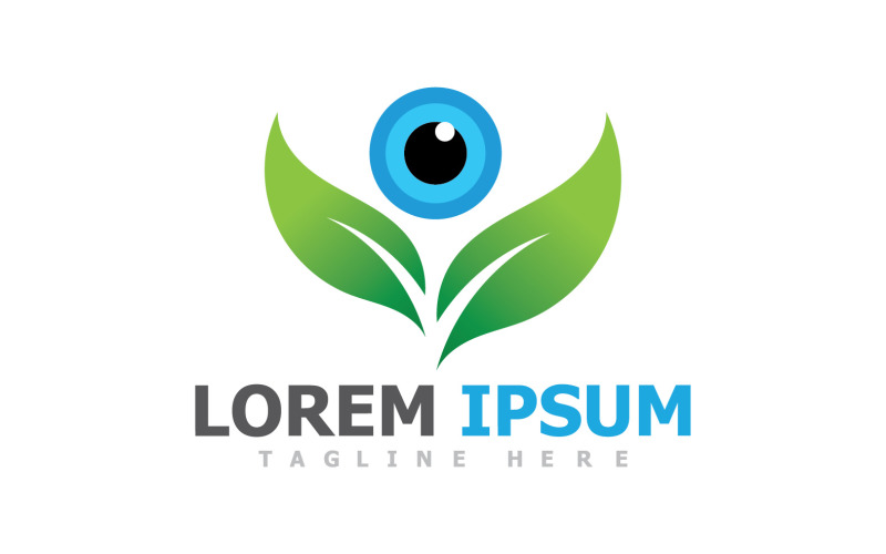 Vetor de logotipo de cuidados com os olhos Ver.3