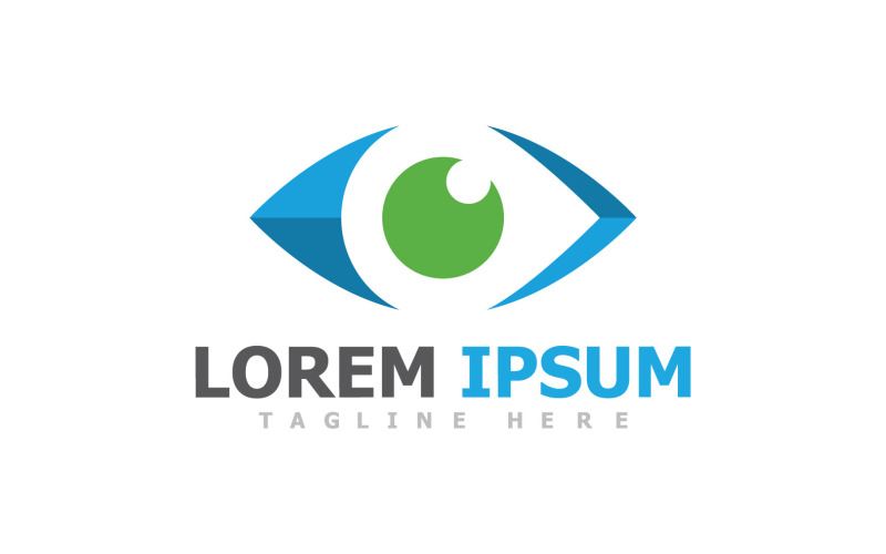 Vetor de logotipo de cuidados com os olhos Ver.5
