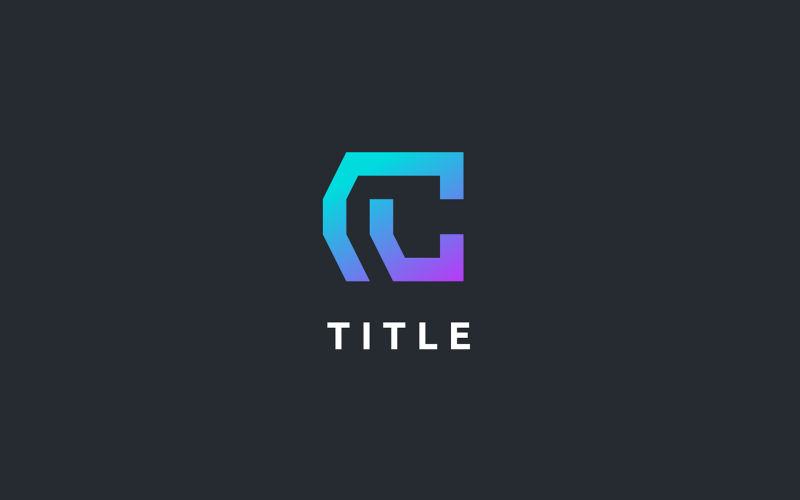 Eigentijds fris CC Tech Shade Monogram-logo
