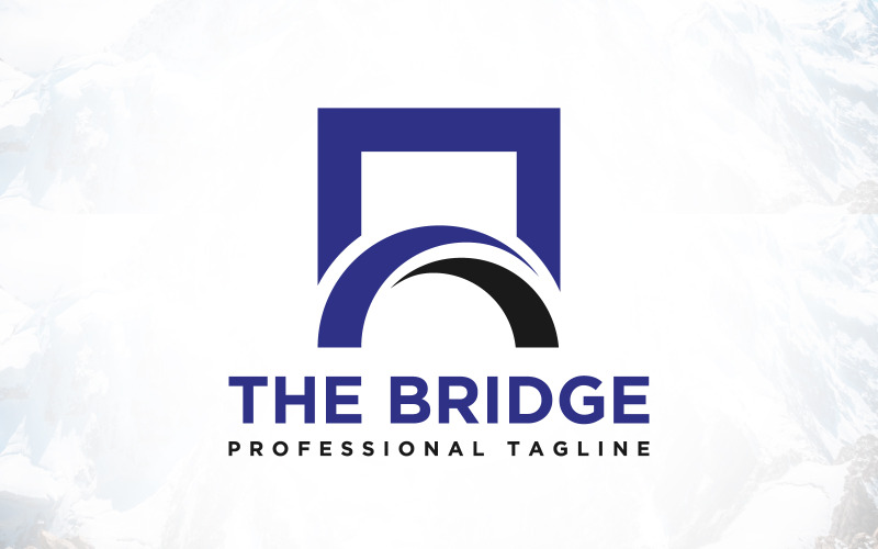 Het Bridge Finance Business Logo-ontwerp