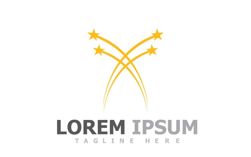 Hvězda Logo A Symbol Vektor V21