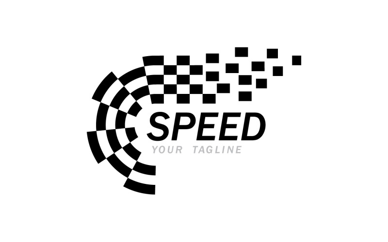 Geluidsgolflijnlogo en symbool V