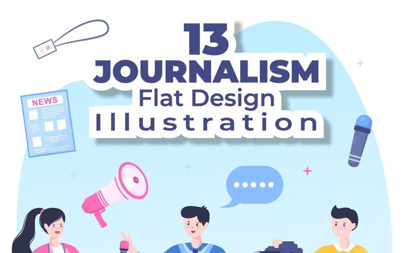 13 Journalistik eller sociala sändningar Illustration