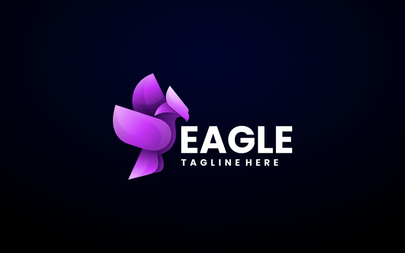 Векторный логотип Eagle Gradient Design