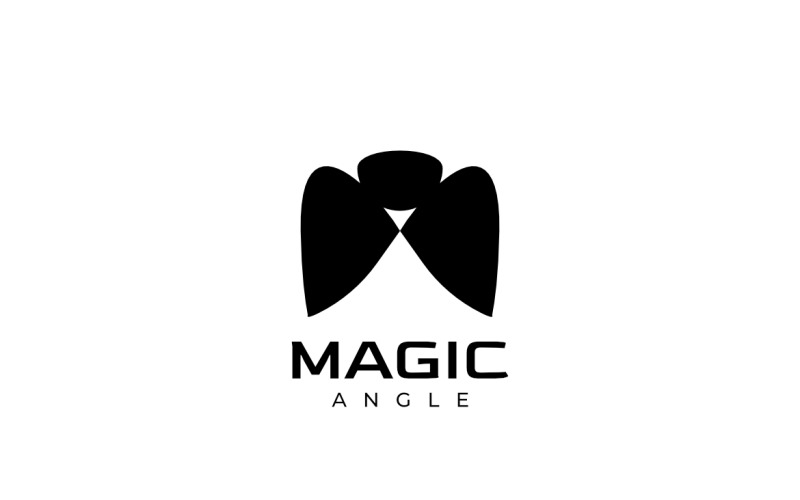 Logo intelligente intelligente di angolo magico