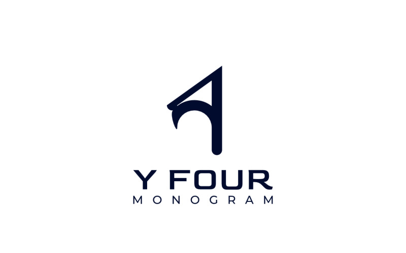 Logotipo Corporativo Simples Monograma Letra Y 4