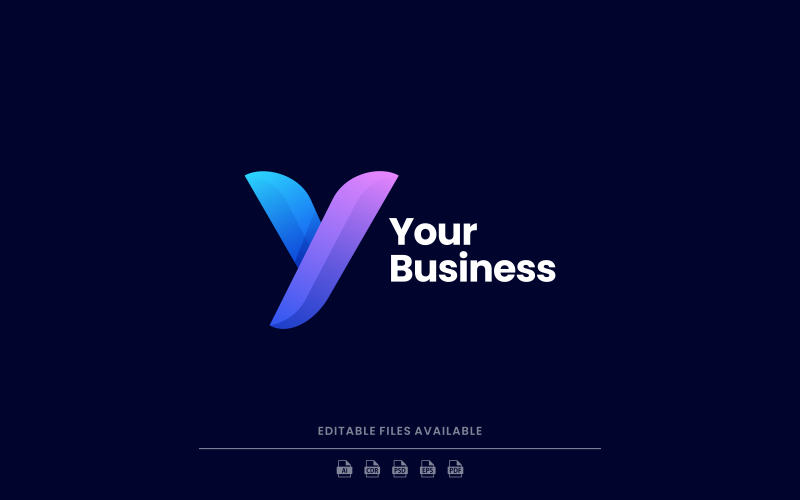 Letter Y Gradient Logo Design #238196 - TemplateMonster