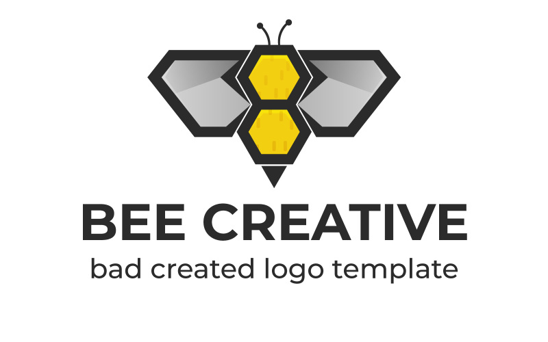 Bee Creative Simple Сучасний шаблон логотипу