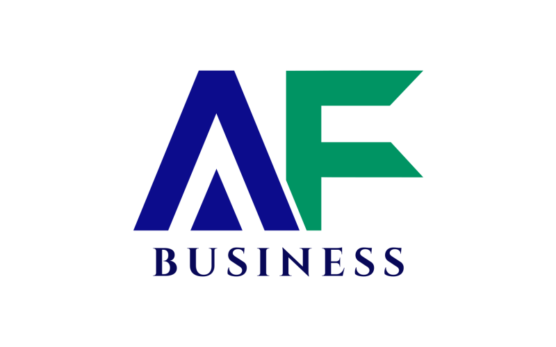 AF-brev Anpassad designlogotypmall