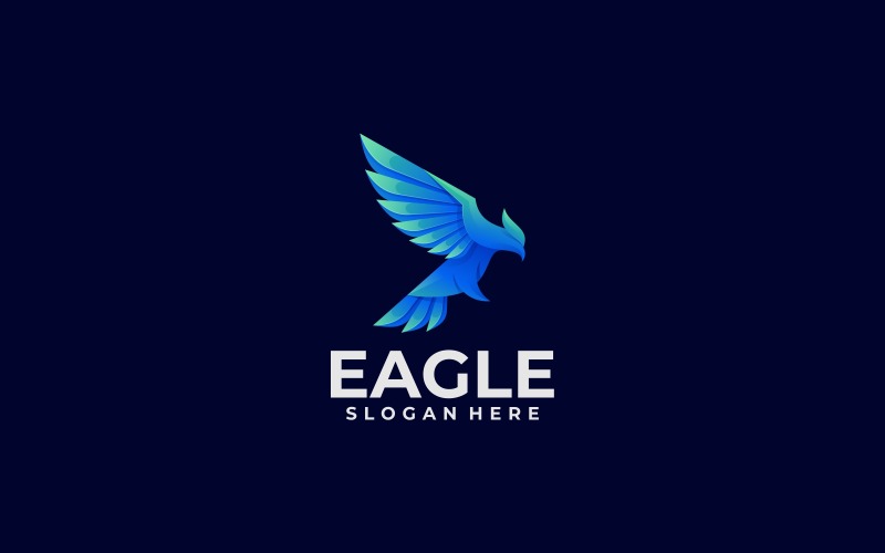 Градиентный логотип Freedom Eagle