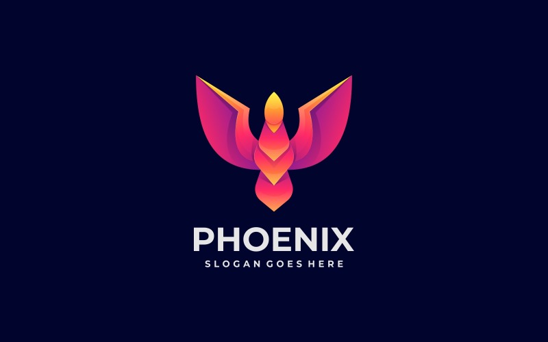 Logotipo Majestic Phoenix Gradient