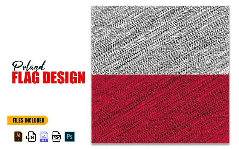 11 november Polen självständighetsdagen flagga Design Illustration