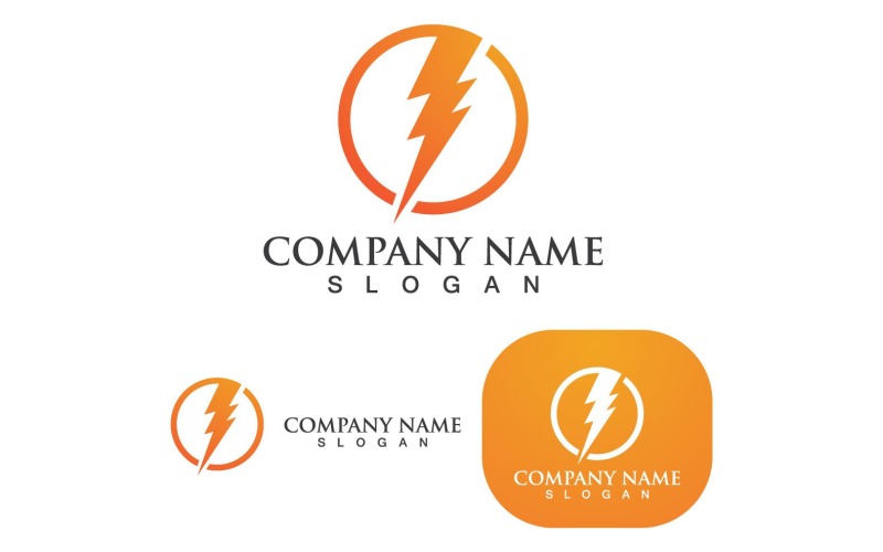 Logo et symbole Thunderbolt Flash V17