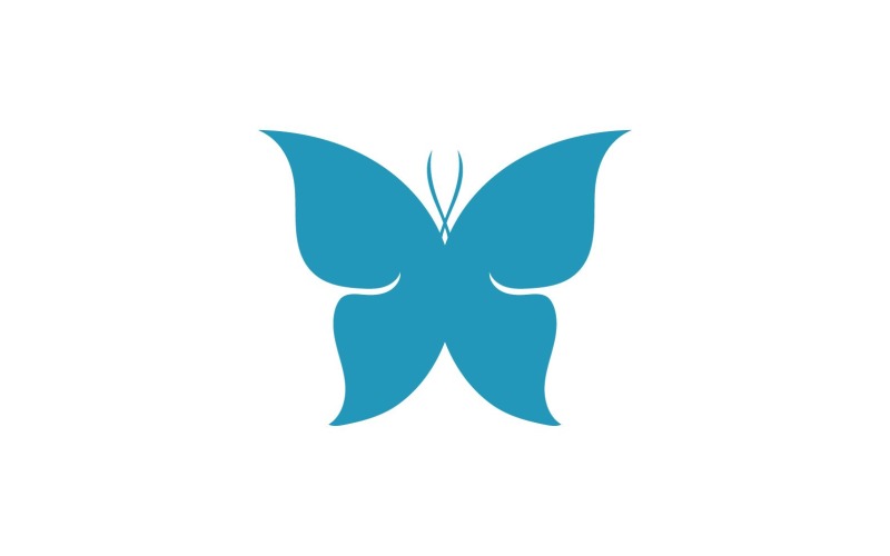 Elementi di logo a farfalla Vector Eps V12