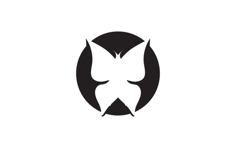 Butterfly Logo Elements Vector Eps V43