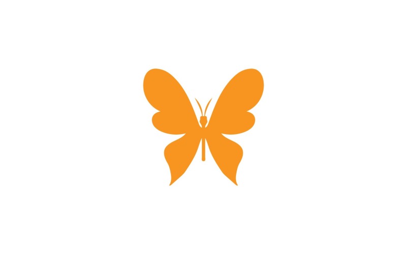 Elementi di logo a farfalla Vector Eps V15
