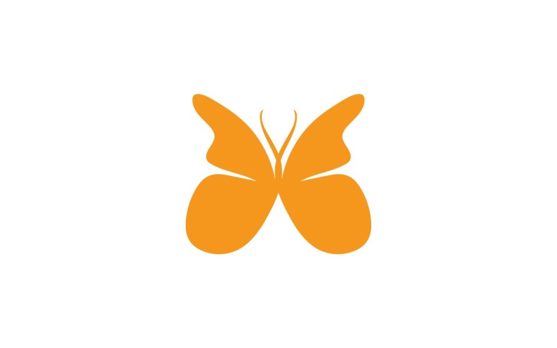 Elementi di logo a farfalla Vector Eps V17