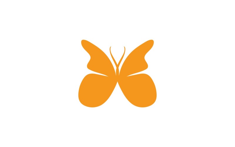 Elementi di logo a farfalla Vector Eps V17
