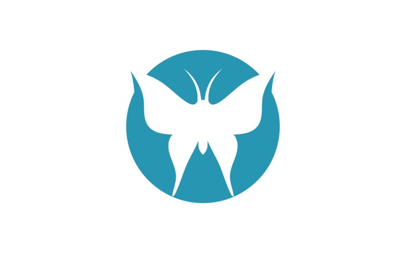 Elementi di logo a farfalla Vector Eps V28