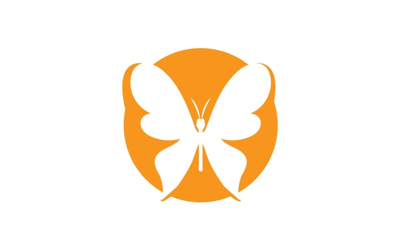 Elementi di logo a farfalla Vector Eps V34