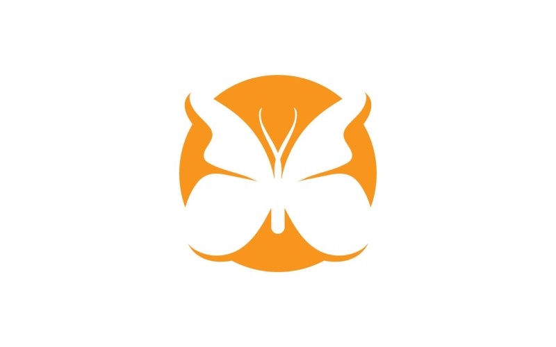 Elementi di logo a farfalla Vector Eps V44