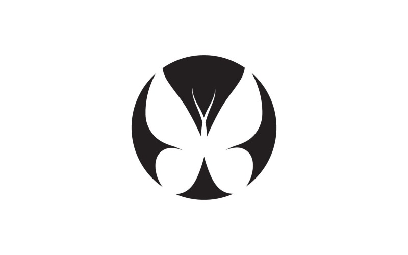 Elementi di logo a farfalla Vector Eps V47