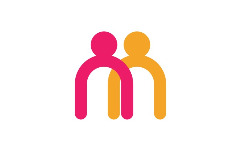 Groep Mensen Gemeenschap Logo Elementen V2